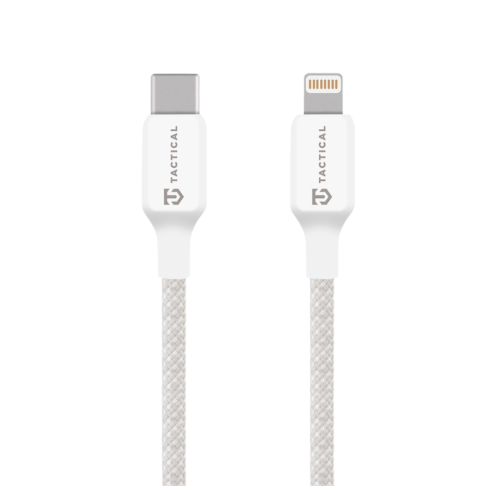 Cablu Tactical Stitch Thread Usb-c/Lightning 2m Alb
