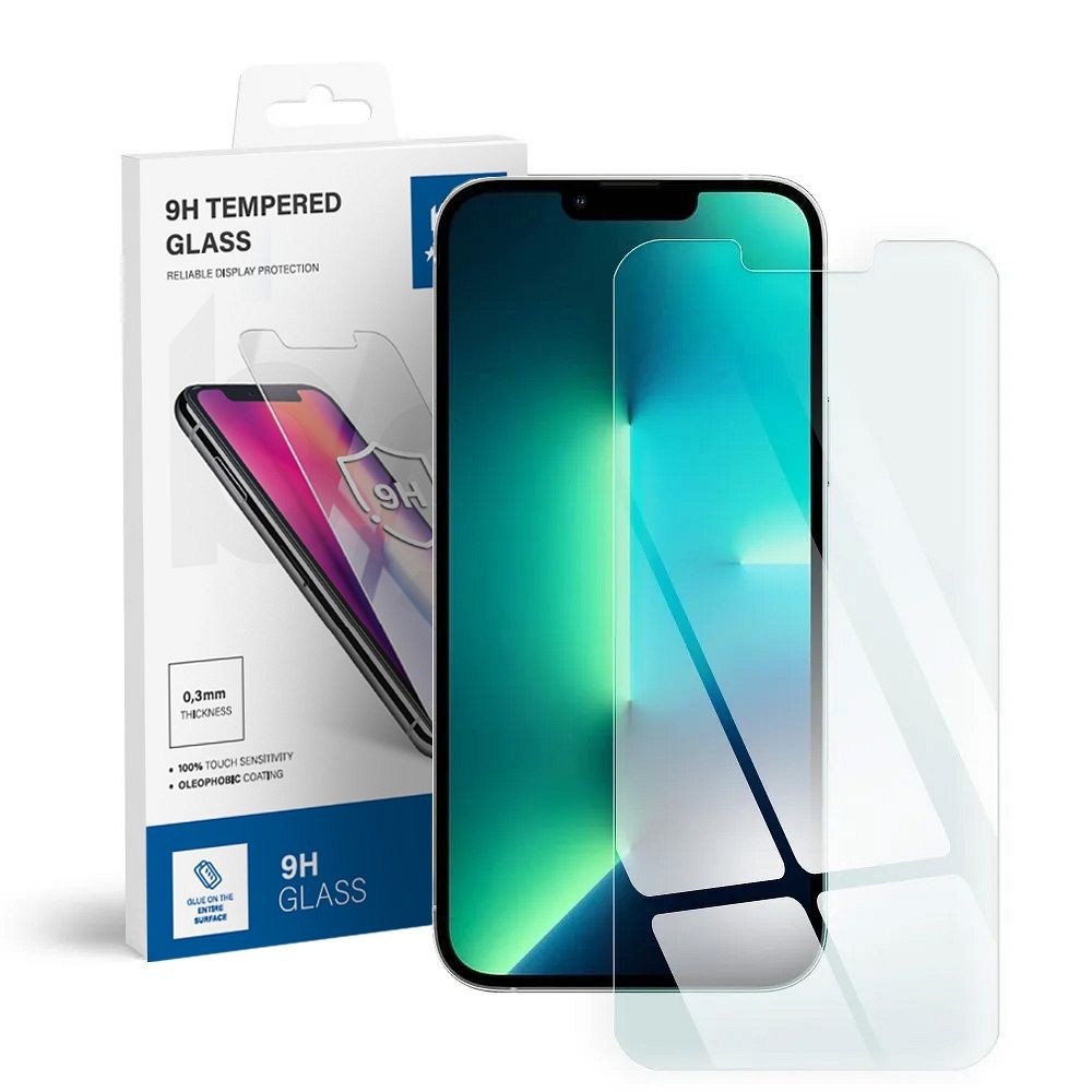 Folie Albastru Star sticla To iPhone 13 PRO MAX / 14 Plus