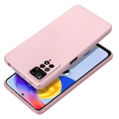 Husa Metallic pentru Xiaomi Redmi Note 14 PRO 4G Roz