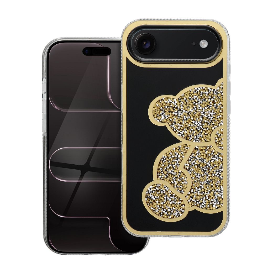 Husa Teddy Bear pentru iPhone 17 AIR Auriu