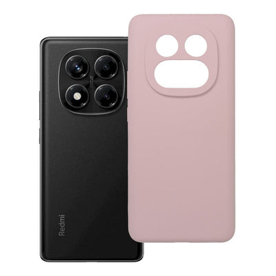 Husa pentru Xiaomi Redmi Note 14 PRO 4G Silicone 2mm (Camera Protection) Powder Roz