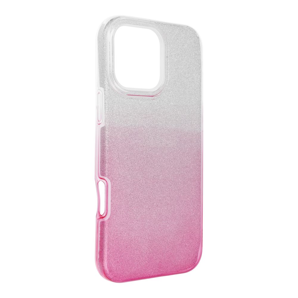 Husa Shining pentru iPhone 16 PRO MAX Transparent Roz