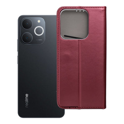 Husa Flip pentru Realme Note 70 Smart Magneto Burgundy