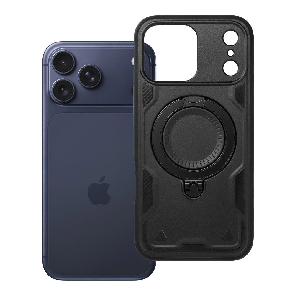 Husa Frost Armor pentru iPhone 18 Pro Max / 17 Pro Max Negru