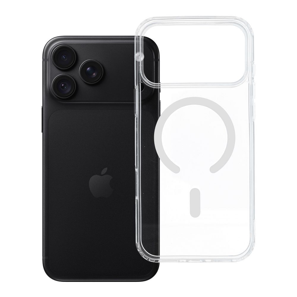 Husa pentru iPhone 18 Pro Max / 17 Pro Max Drop Glue Colorful Ring Mag Compatible cu Magsafe Alb