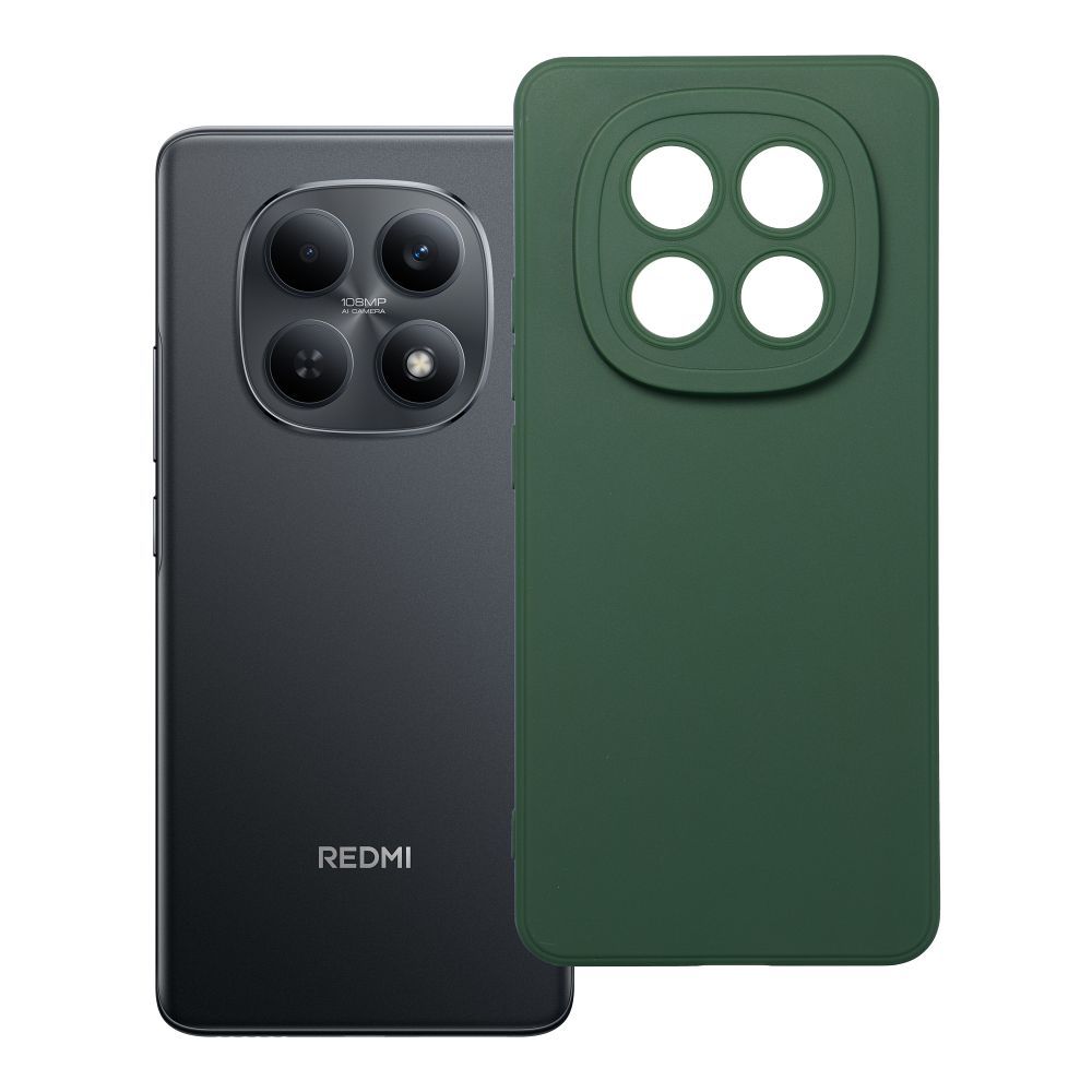 Husa Matt 2.0 pentru Xiaomi Redmi Note 15 4G / 5G Verde inchis