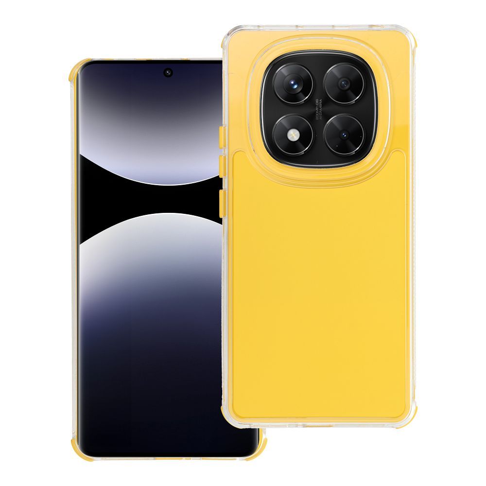 Husa Matrix pentru Xiaomi Redmi Note 14 PRO 4G Galben