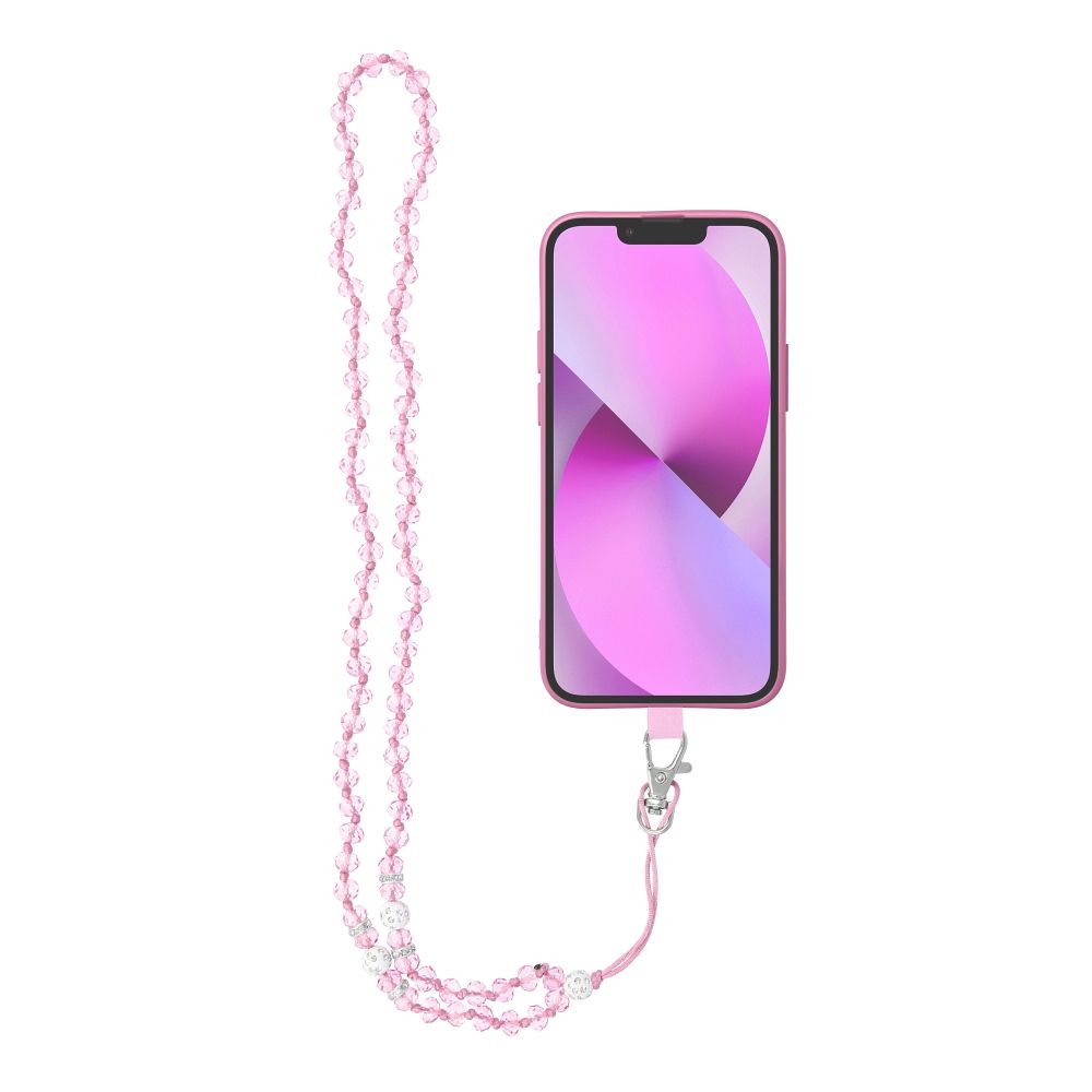 Husa Crystal Diamond Phone Lanyard, Phone Pendant / Cord Length 74cm (37cm In The Loop) / On Neck - Lite Roz