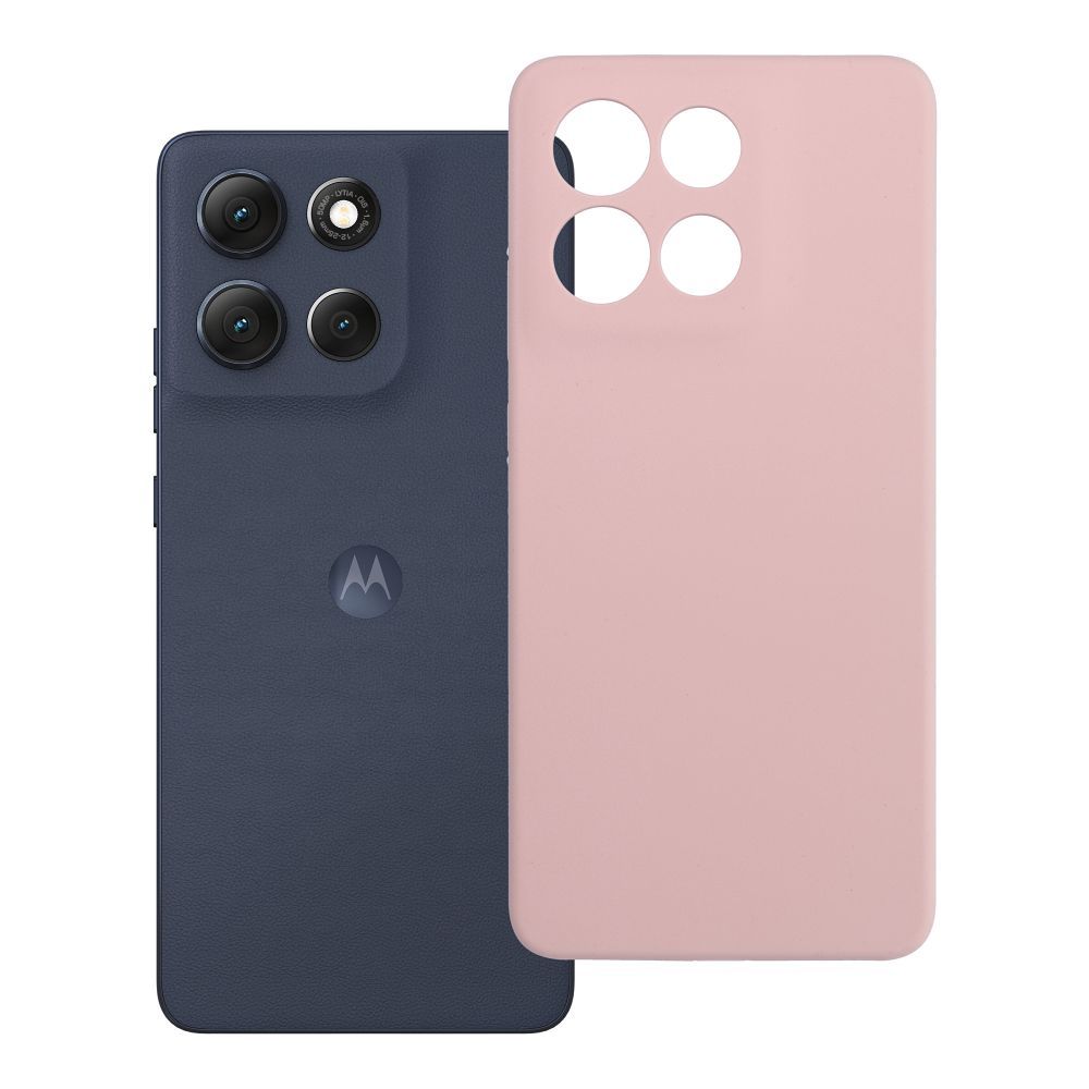 Husa pentru Motorola G86 5G Silicone 2mm (Camera Protection) Powder Roz