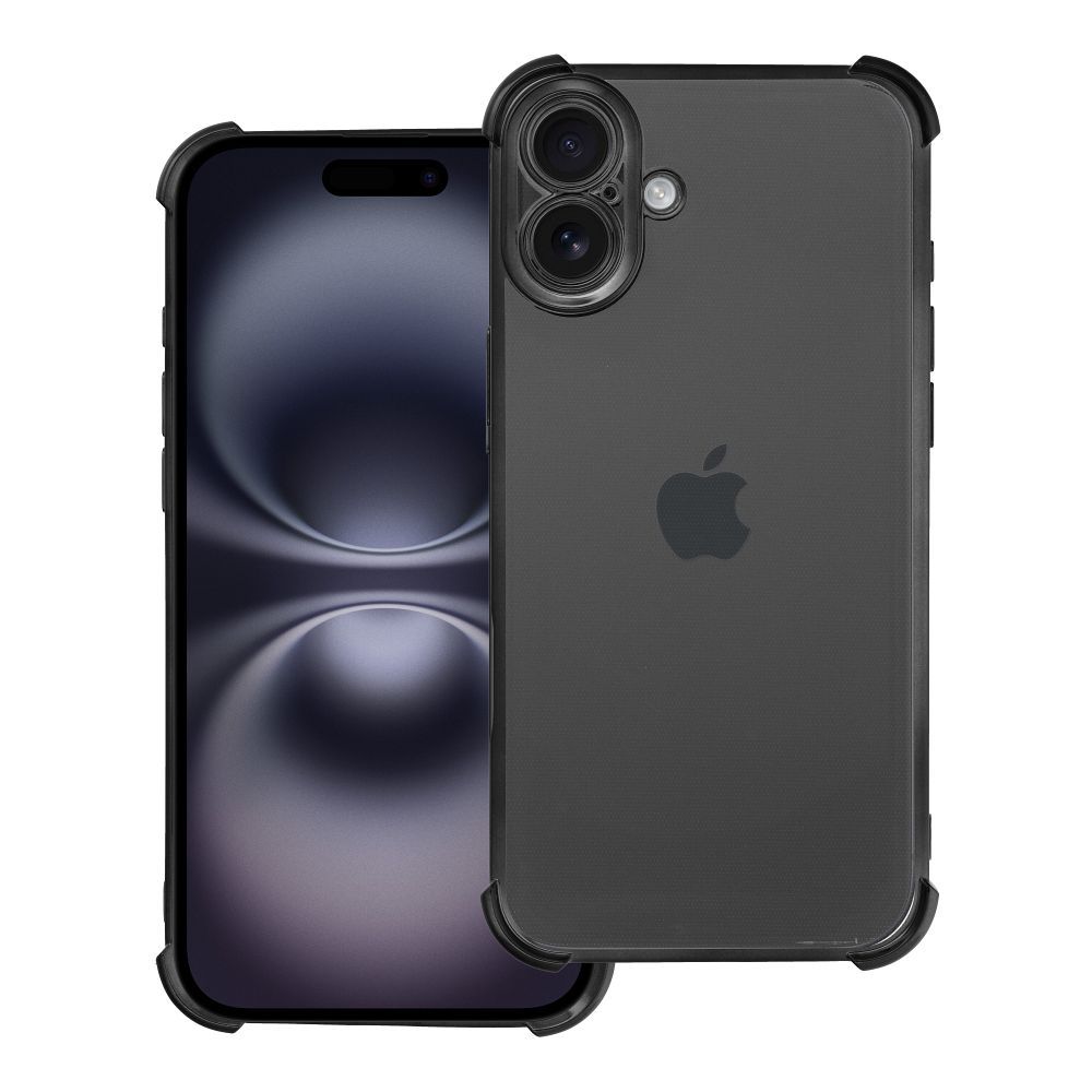 Husa antisoc Electro pentru iPhone 16 Plus Negru