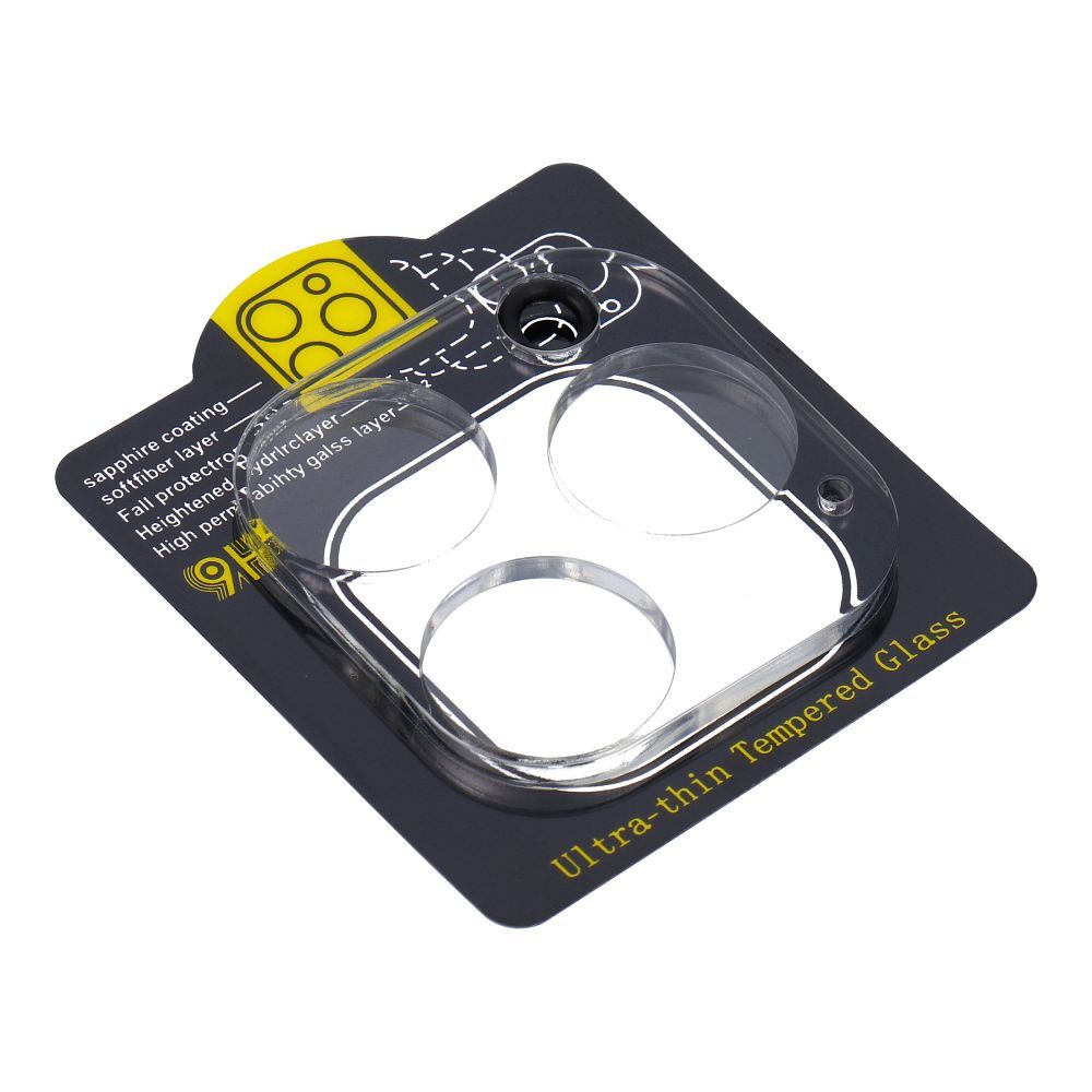 Folie 5D Full Glue sticla lentila camerei pentru iPhone 16 PRO MAX Transparent