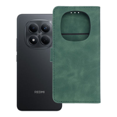 Husa Tender Book Flip pentru Xiaomi Redmi Note 15 5G Verde