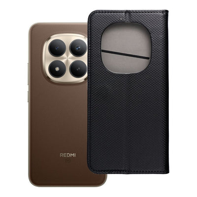 Husa Smart Book pentru Xiaomi Redmi Note 15 PRO Plus 5G Negru