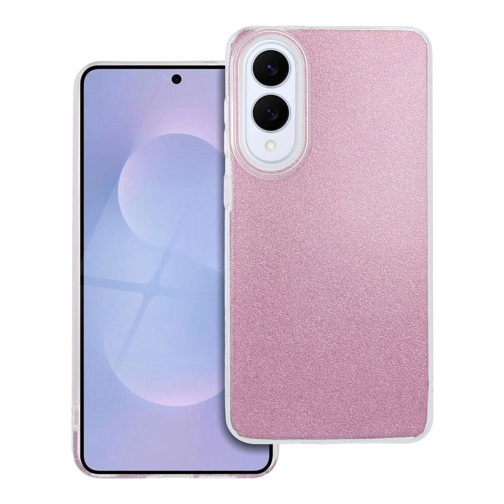 Husa Shining pentru Samsung S25 Edge Roz