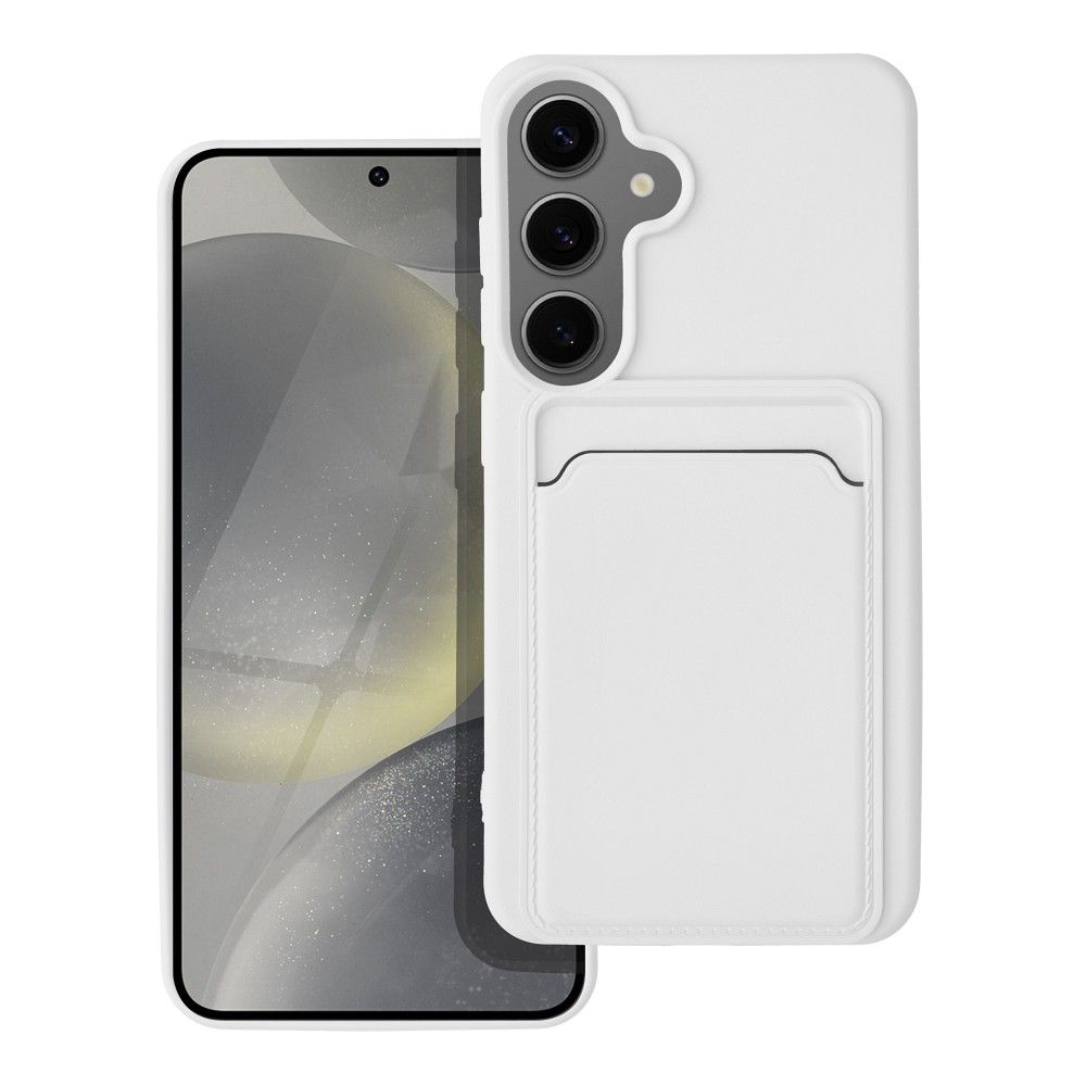 Husa Card pentru Samsung S24 Alb