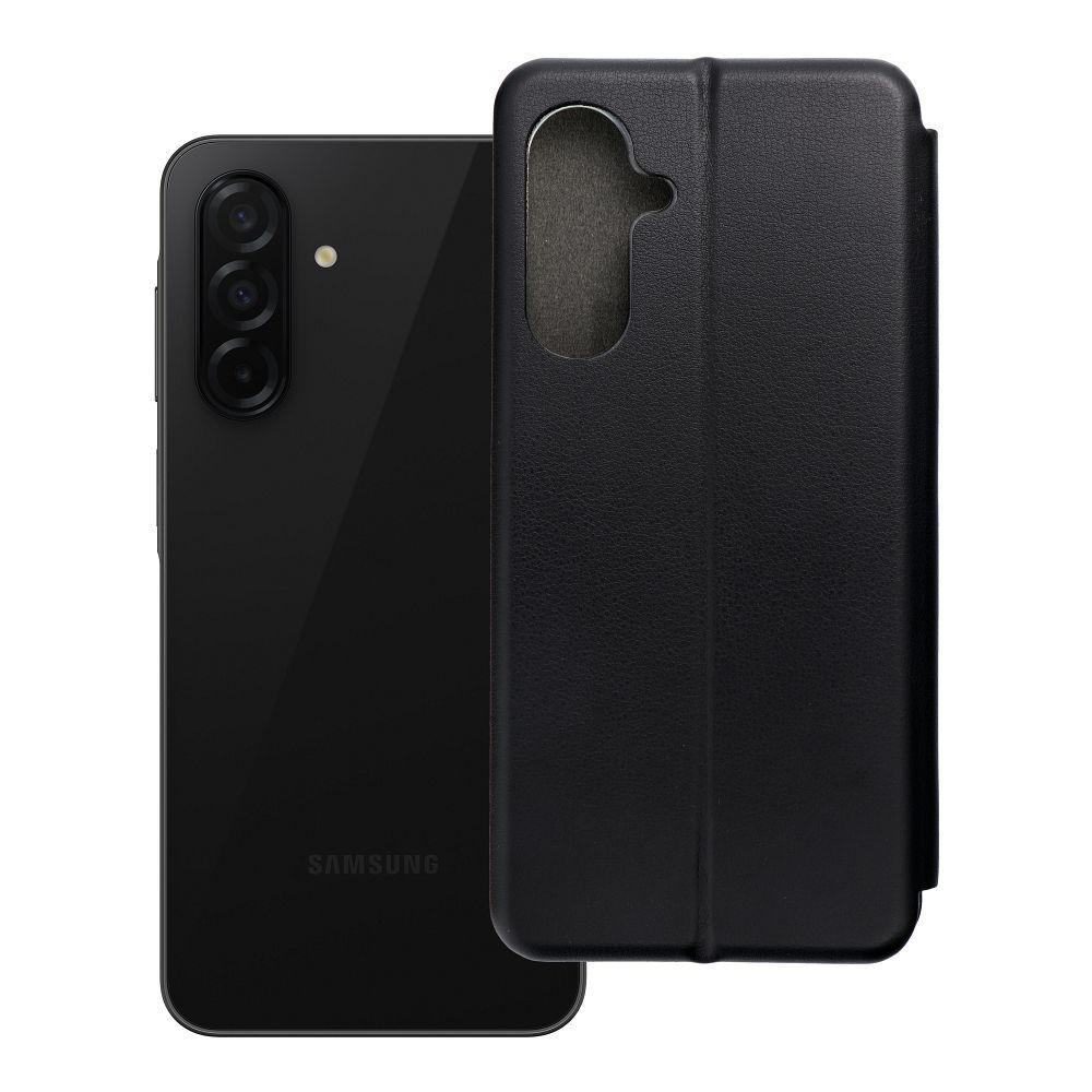 Husa Elegance Book Flip pentru Samsung A26 Negru