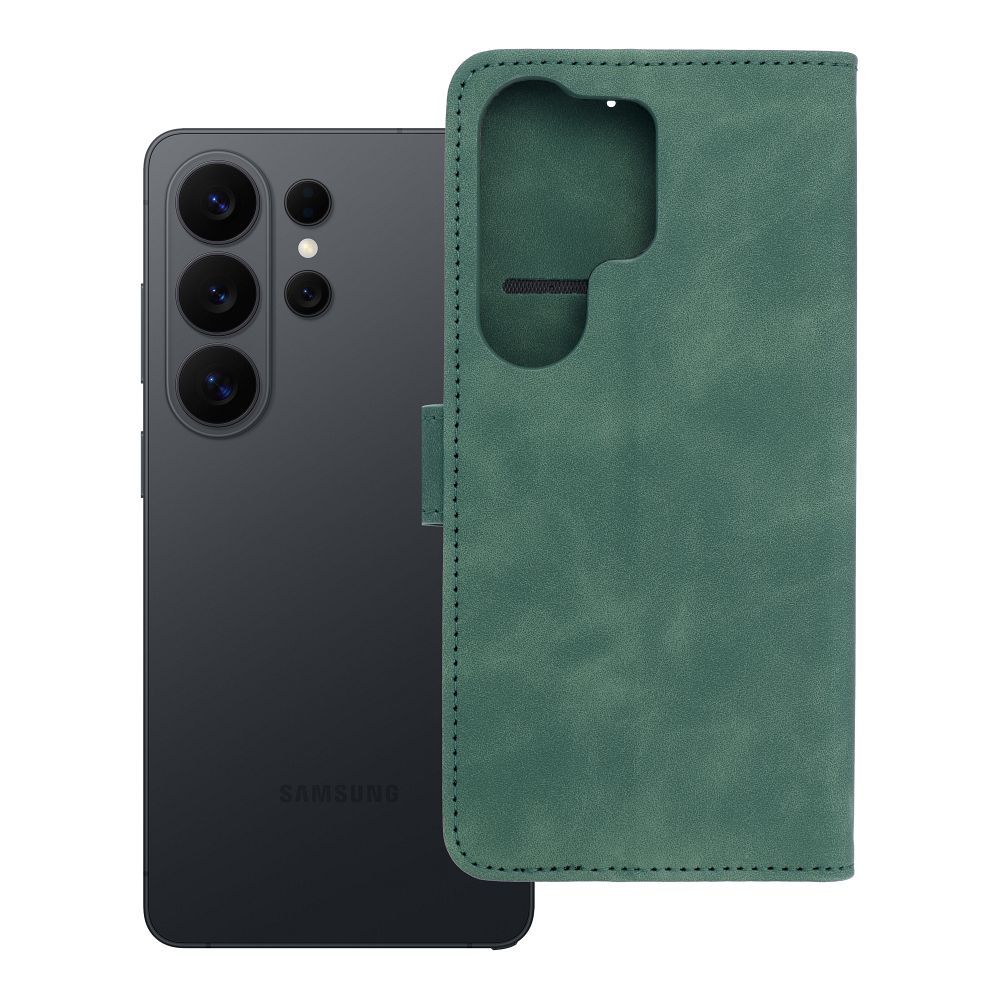 Husa Tender Book Flip pentru Samsung S26 Ultra Verde