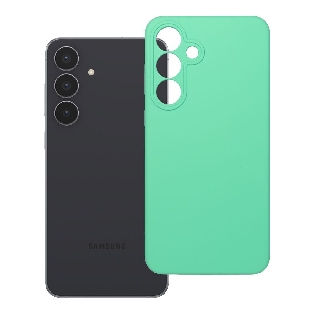 Husa pentru Samsung S25 FE Silicone 2mm (Camera Protection) Mint