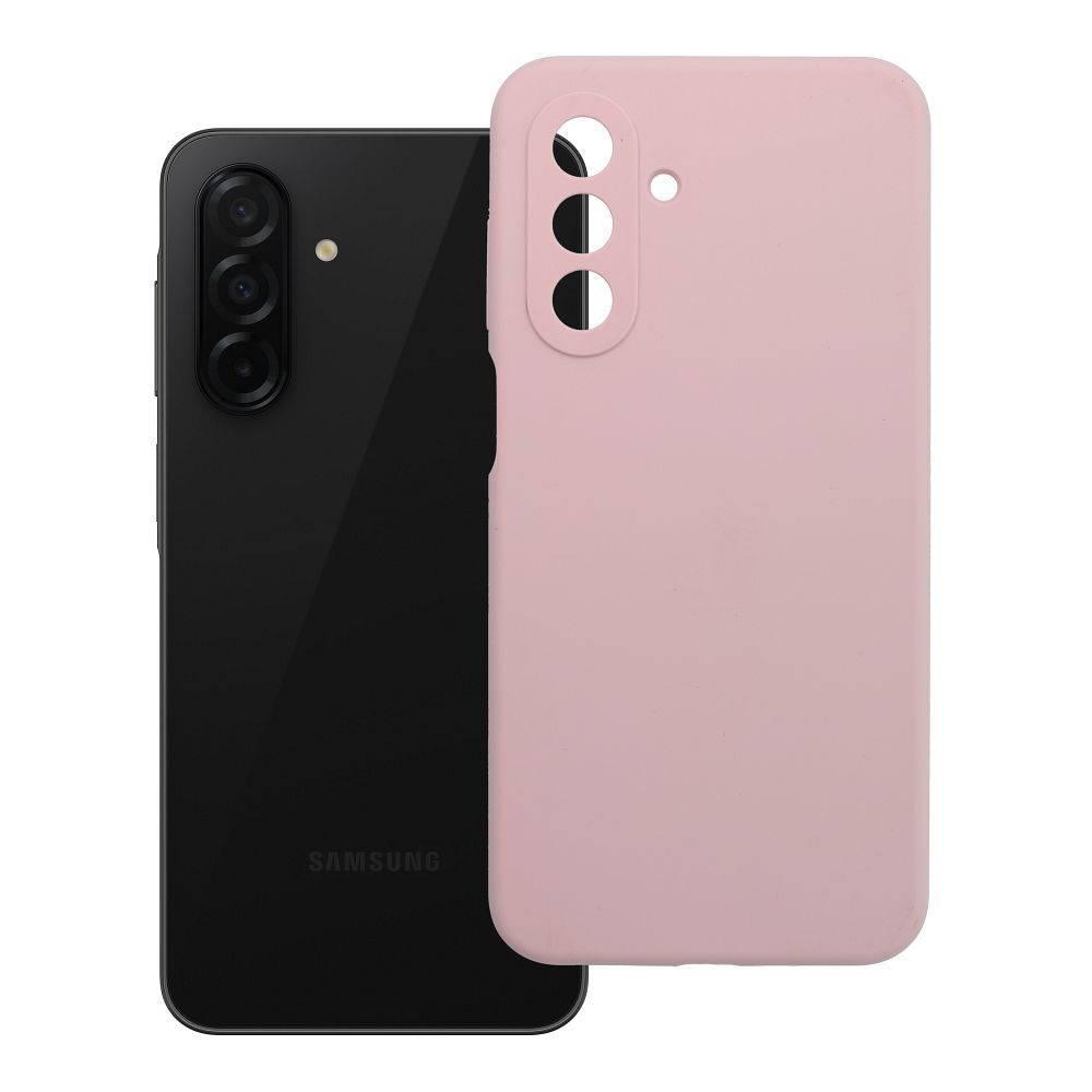 Husa pentru Samsung A26 5G Silicone 2mm (Camera Protection) Powder Roz
