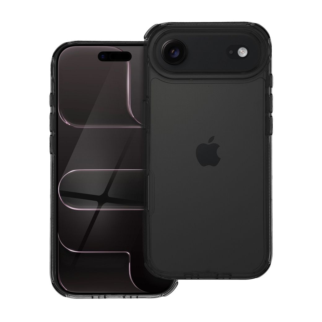 Husa Matrix Transparent pentru iPhone 17 AIR Negru
