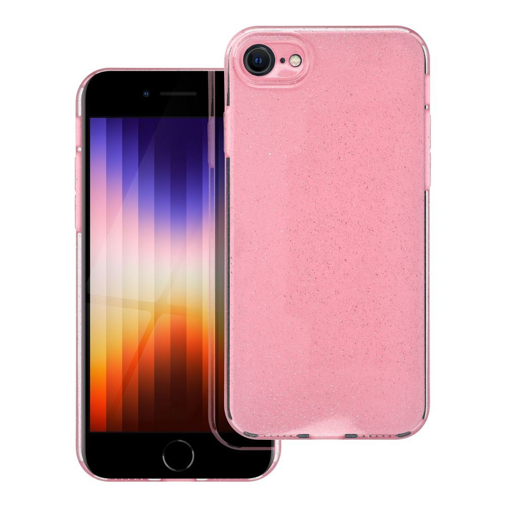Husa Transparent 2 Mm Blink pentru iPhone 7 / 8 / SE 2020/ SE 2022 Roz