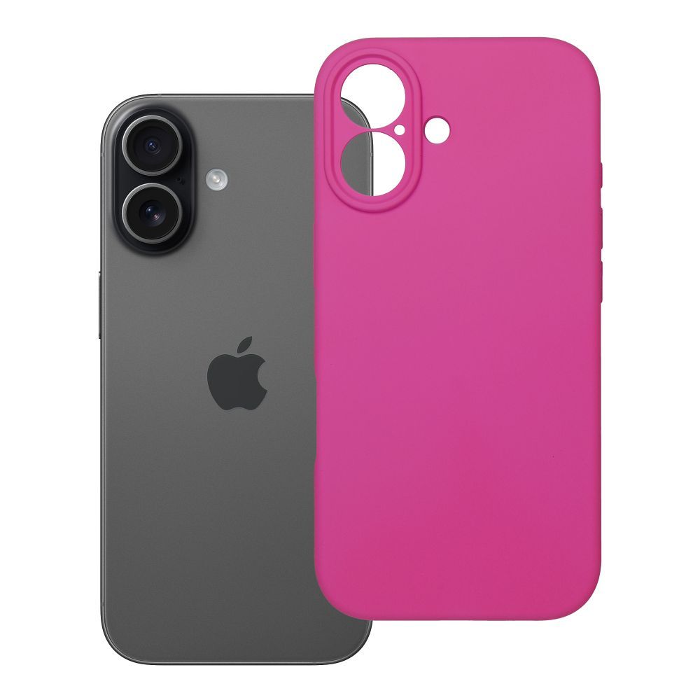 Husa pentru iPhone 17 Silicone 2mm (Camera Protection) Roz