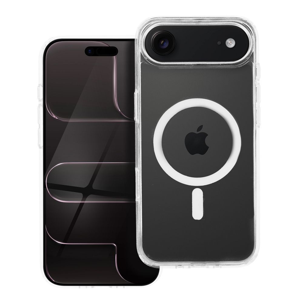 Husa Forcell pentru iPhone 17 AIR F-protect Transparent Hybrid Premium Compatible cu Magsafe Transparent