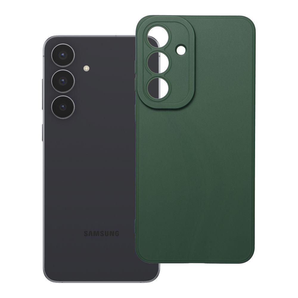 Husa Matt 2.0 pentru Samsung S25 FE Verde inchis