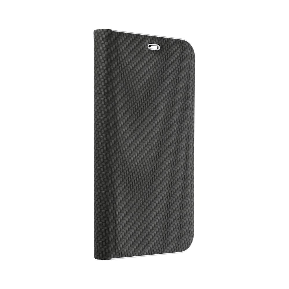 Husa Luna Book Auriu Flip pentru Xiaomi Redmi Note 11 / 11S Negru