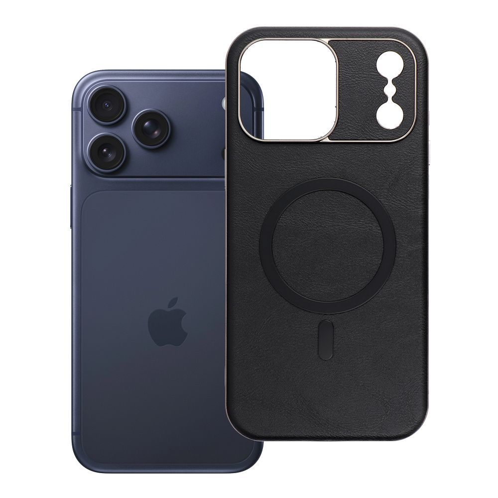 Husa Gentleman Mag pentru iPhone 18 Pro Max / 17 Pro Max Compatible cu Magsafe Negru