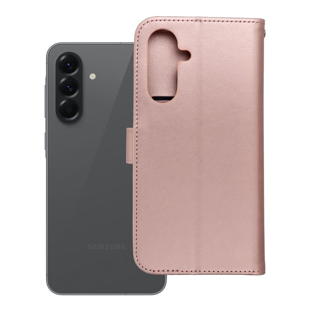 Husa Mezzo Book Flip pentru Samsung A56 5G Mandala Roz auriu
