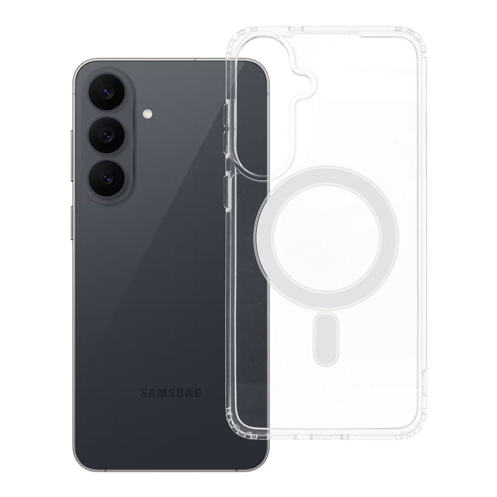 Husa Transparent Mag (MID) pentru Samsung S26 FE / S25 FE Compatible cu Magsafe Transparent