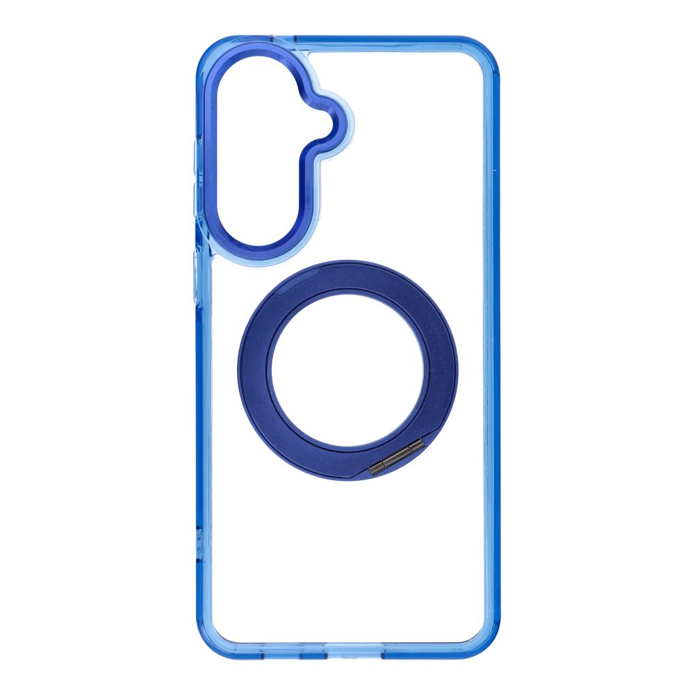 Husa pentru Samsung A57 Frame Circle Stand Compatible cu Magsafe Bleumarin