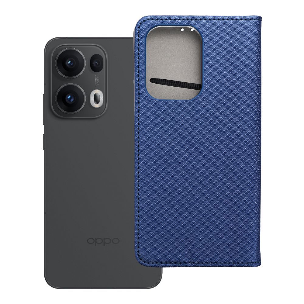 Husa Smart Book pentru Oppo Reno 13 PRO 5G Bleumarin