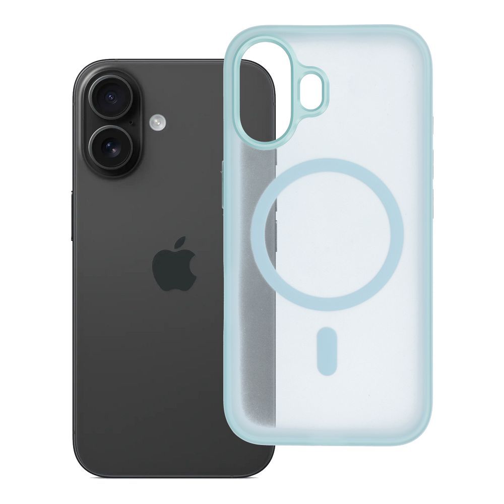 Husa Flexline Mag pentru iPhone 16 Compatible cu Magsafe Verde