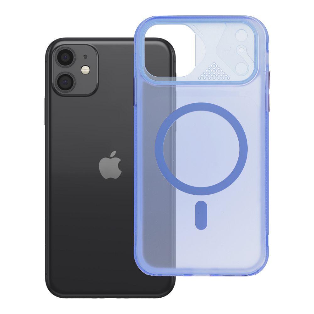 Husa Aurora pentru iPhone 11 Compatible cu Magsafe Albastru