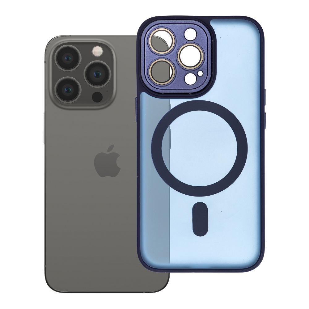 Husa Variete Mag pentru iPhone 13 PRO Compatible cu Magsafe Bleumarin