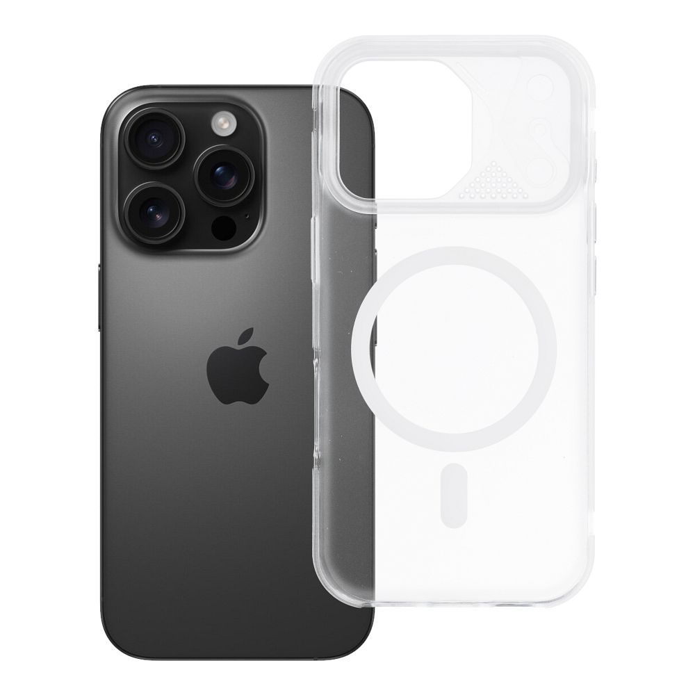 Husa Aurora pentru iPhone 16 PRO Compatible cu Magsafe Alb