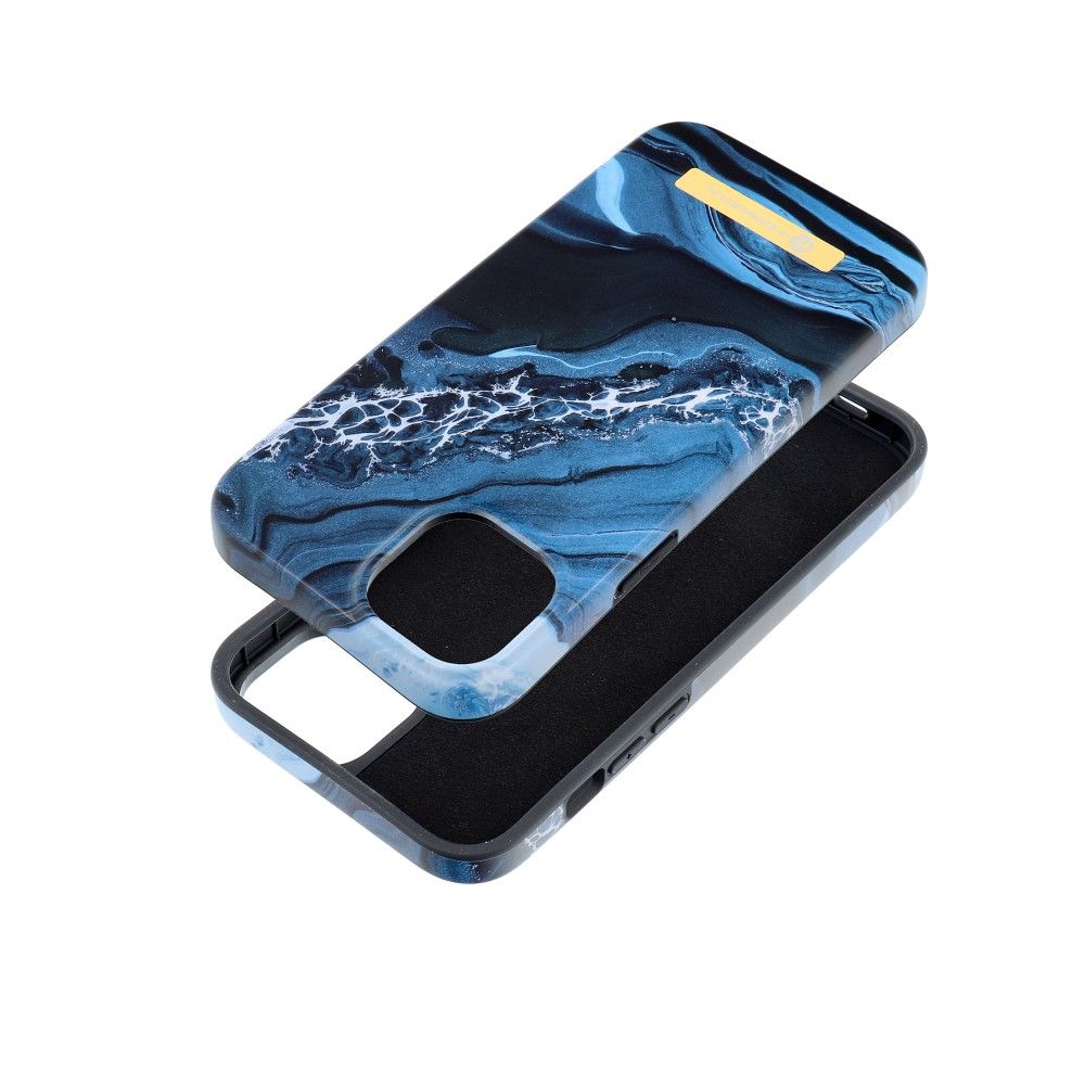 Husa Forcell pentru iPhone 15 Plus F-protect Mirage Compatible cu Magsafe Ocean Marble