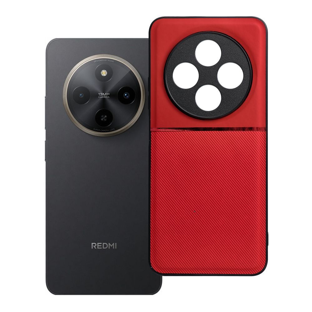 Husa Noble pentru Xiaomi Redmi 17C 4G / 14C 4G / 14C 5G / Poco C75 4G Rosu