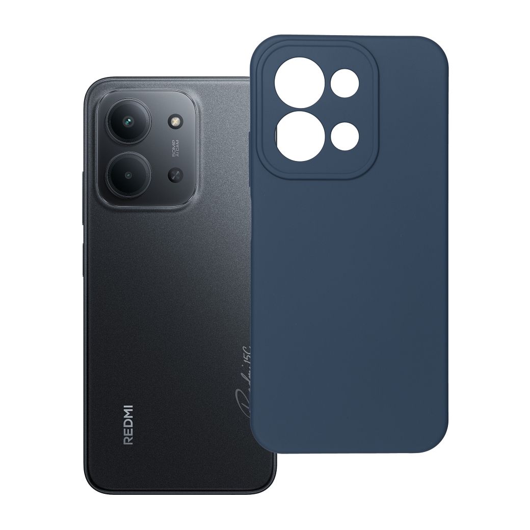 Husa Silicone pentru Xiaomi Redmi 15C (173,16 X 81,07 X 8,2) Albastru