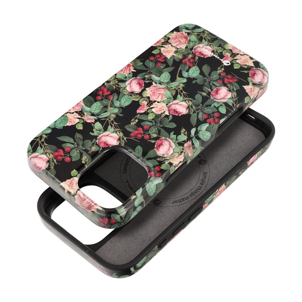 Husa Forcell pentru iPhone 16 Plus F-protect Mirage Compatible cu Magsafe Military Drop-test Rose Drama