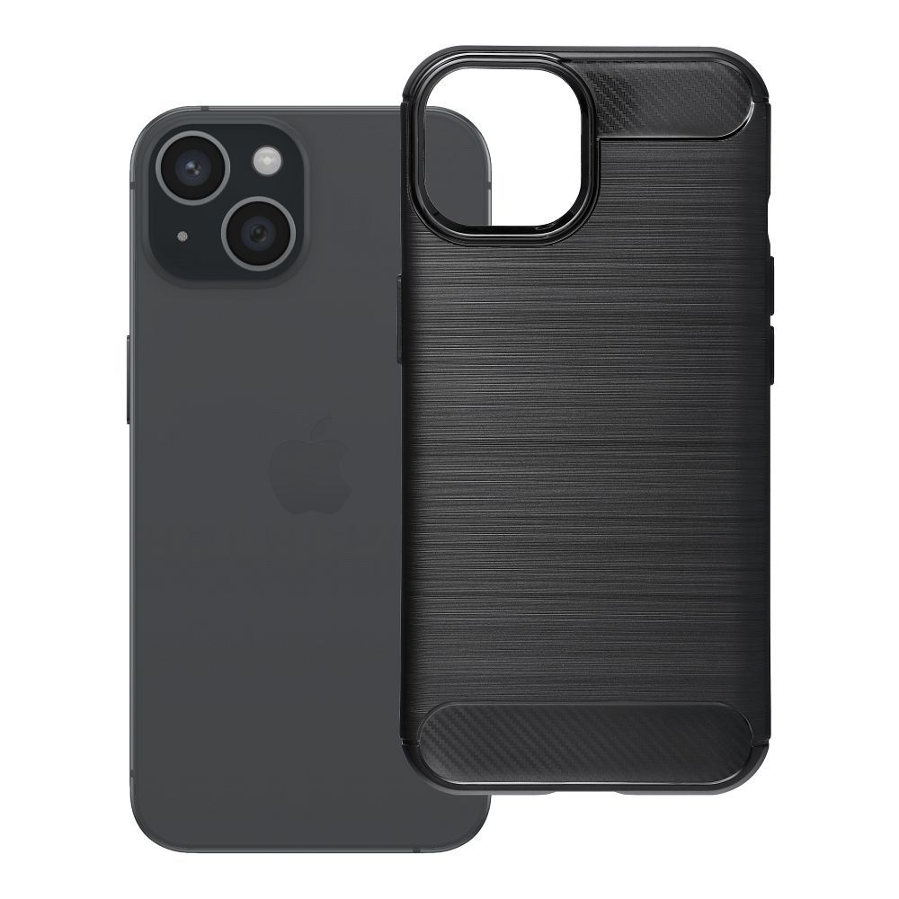 Husa Carbon 2.0 pentru iPhone 15 Negru