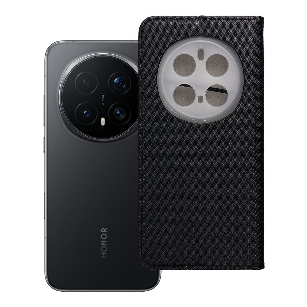 Husa Smart Book pentru Honor Magic 7 PRO Negru