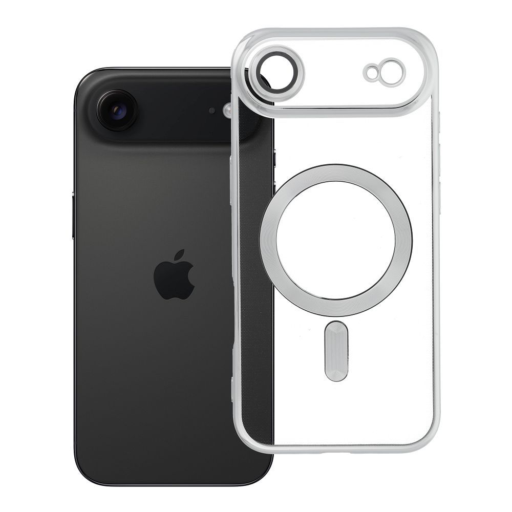 Husa Electro Mag pentru iPhone 17 AIR Compatible cu Magsafe Argintiu