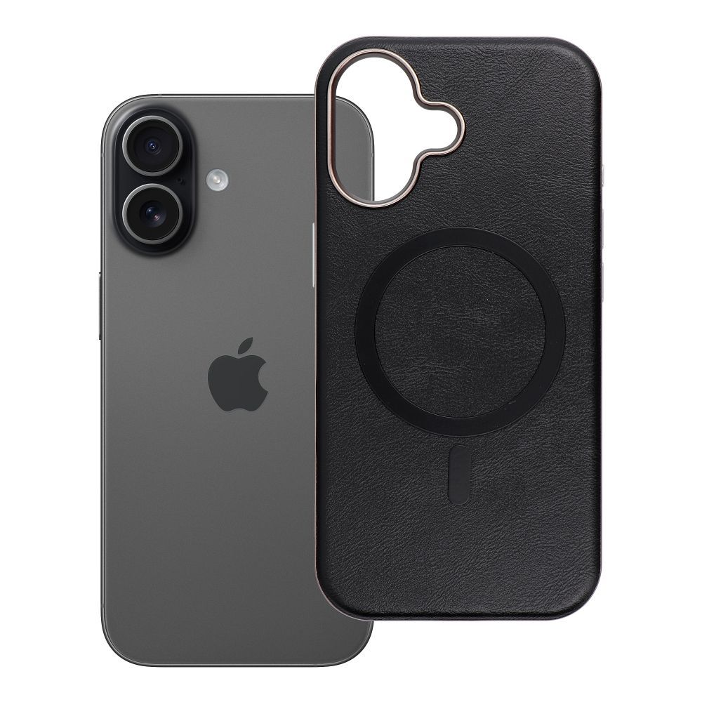Husa Gentleman Mag pentru iPhone 17 Compatible cu Magsafe Negru