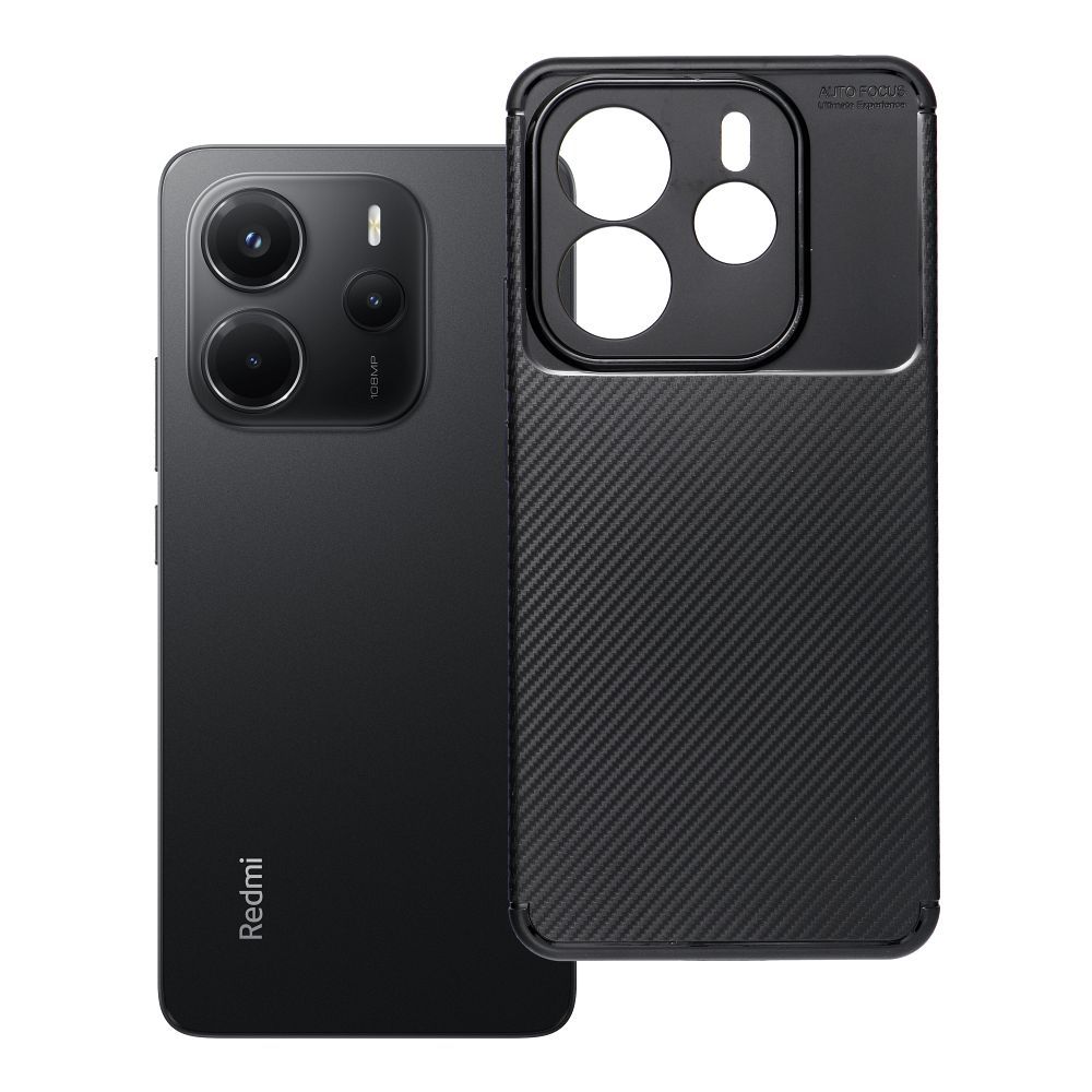 Husa Carbon Premium pentru Xiaomi Redmi Note 14 5G Negru