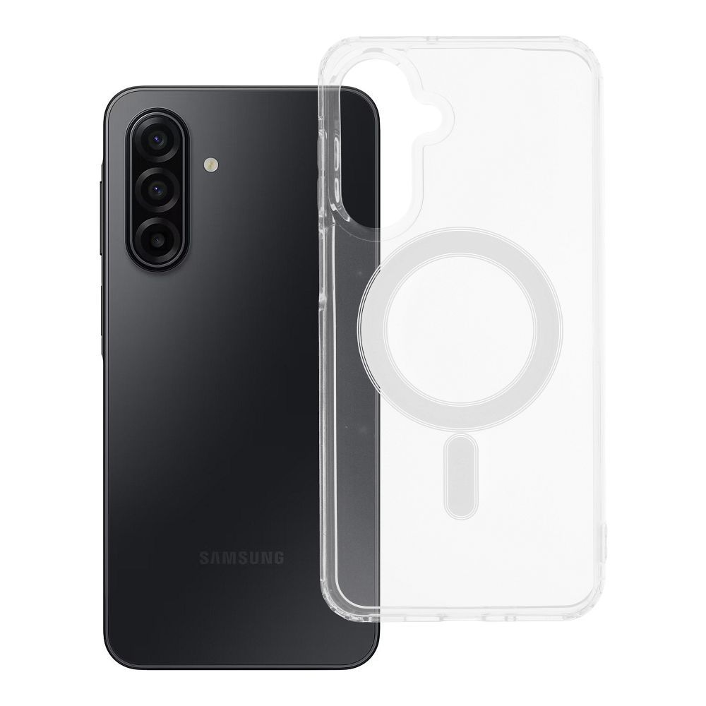 Husa Transparent Mag (STR) pentru Samsung A17 / A18 Compatible cu Magsafe Transparent