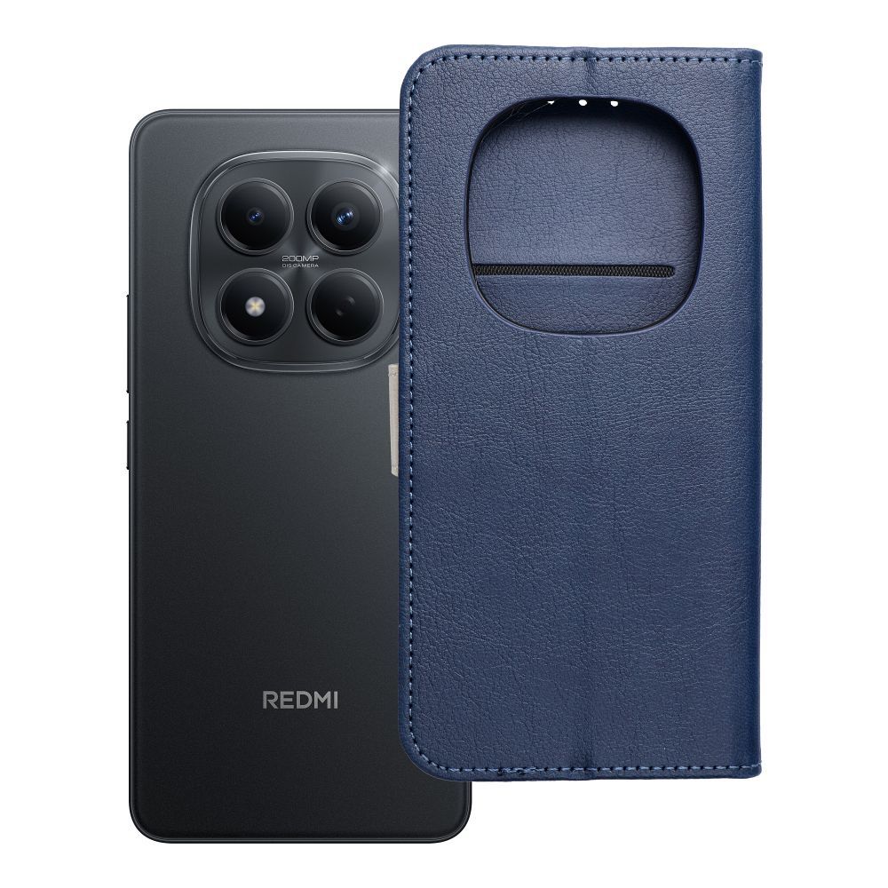 Husa Split Book Flip pentru Xiaomi Redmi Note 15 PRO 5G Navy si Cream