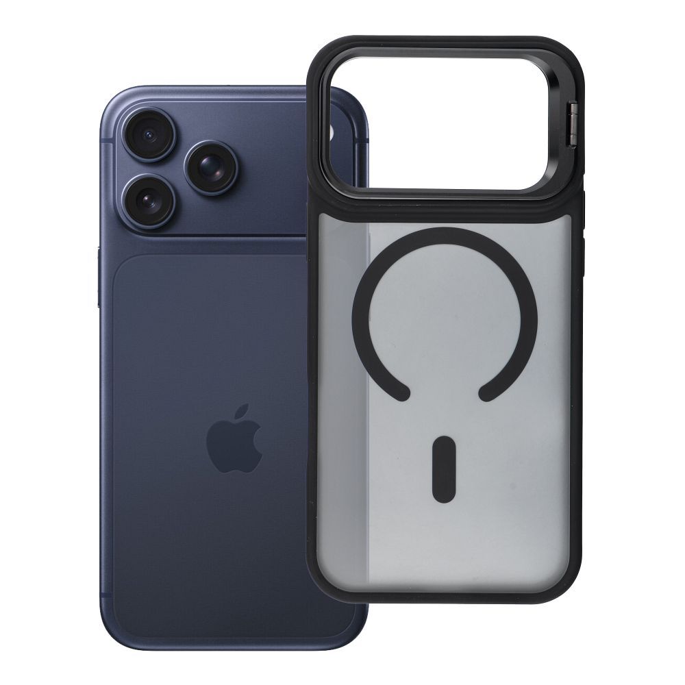 Husa Forcell pentru iPhone 18 Pro Max / 17 Pro Max F-protect Shadow Stand Premium Compatible cu Magsafe Negru